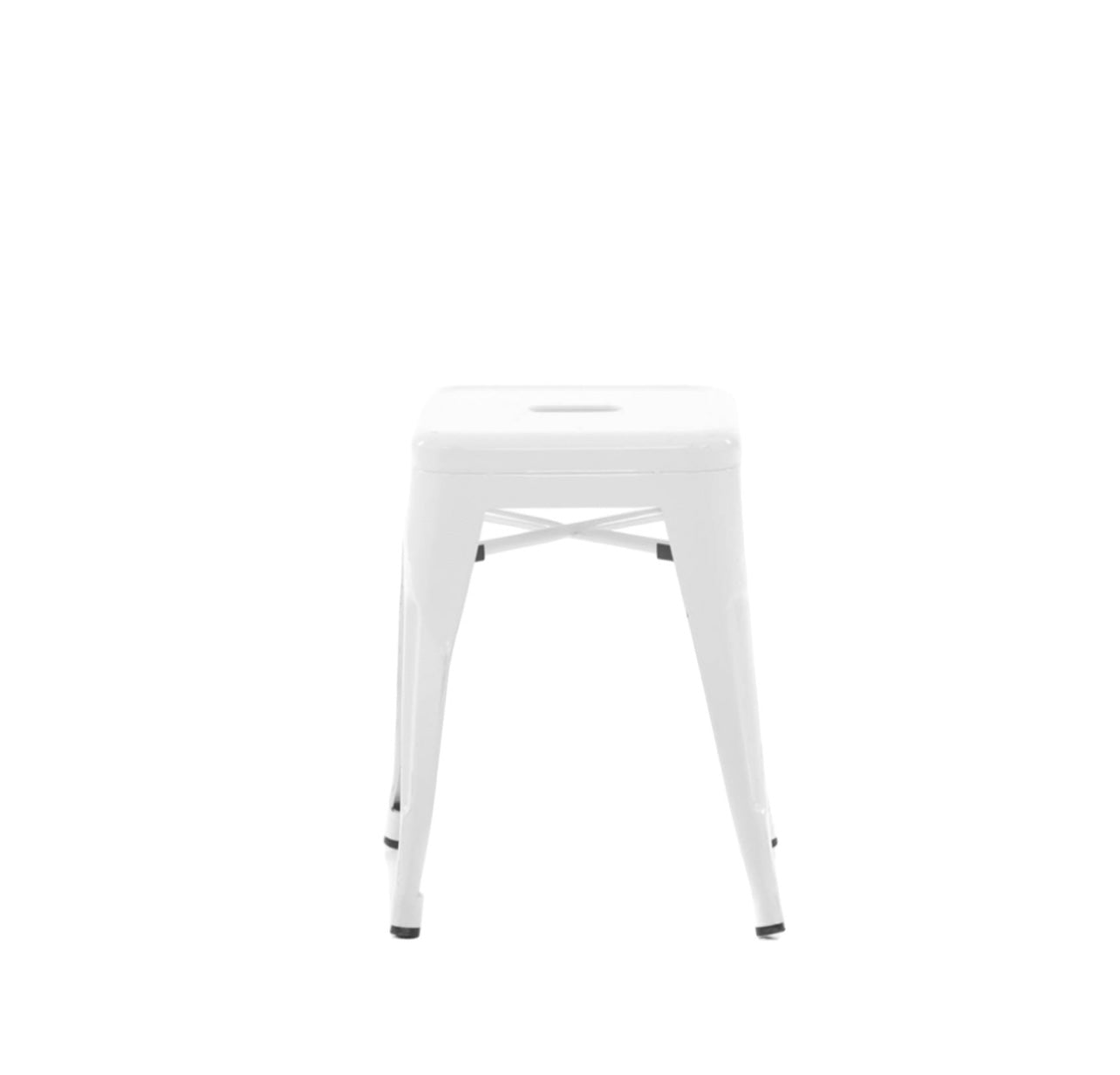 Chairs - Stools Wedding & Event Tolix Low White – rockhampton-vintage-hire