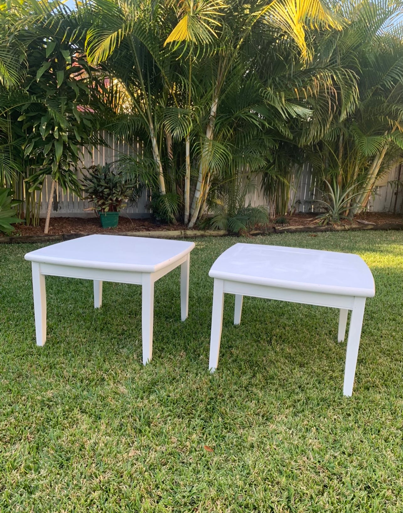 Coffee Table White Rockhampton Vintage Hire
