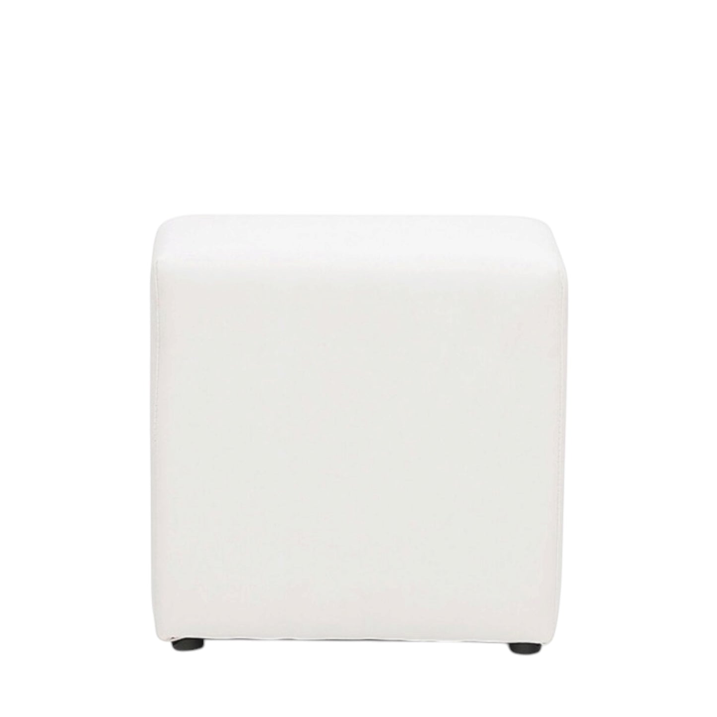 Ottomans Cube Leather - White x 16 Available