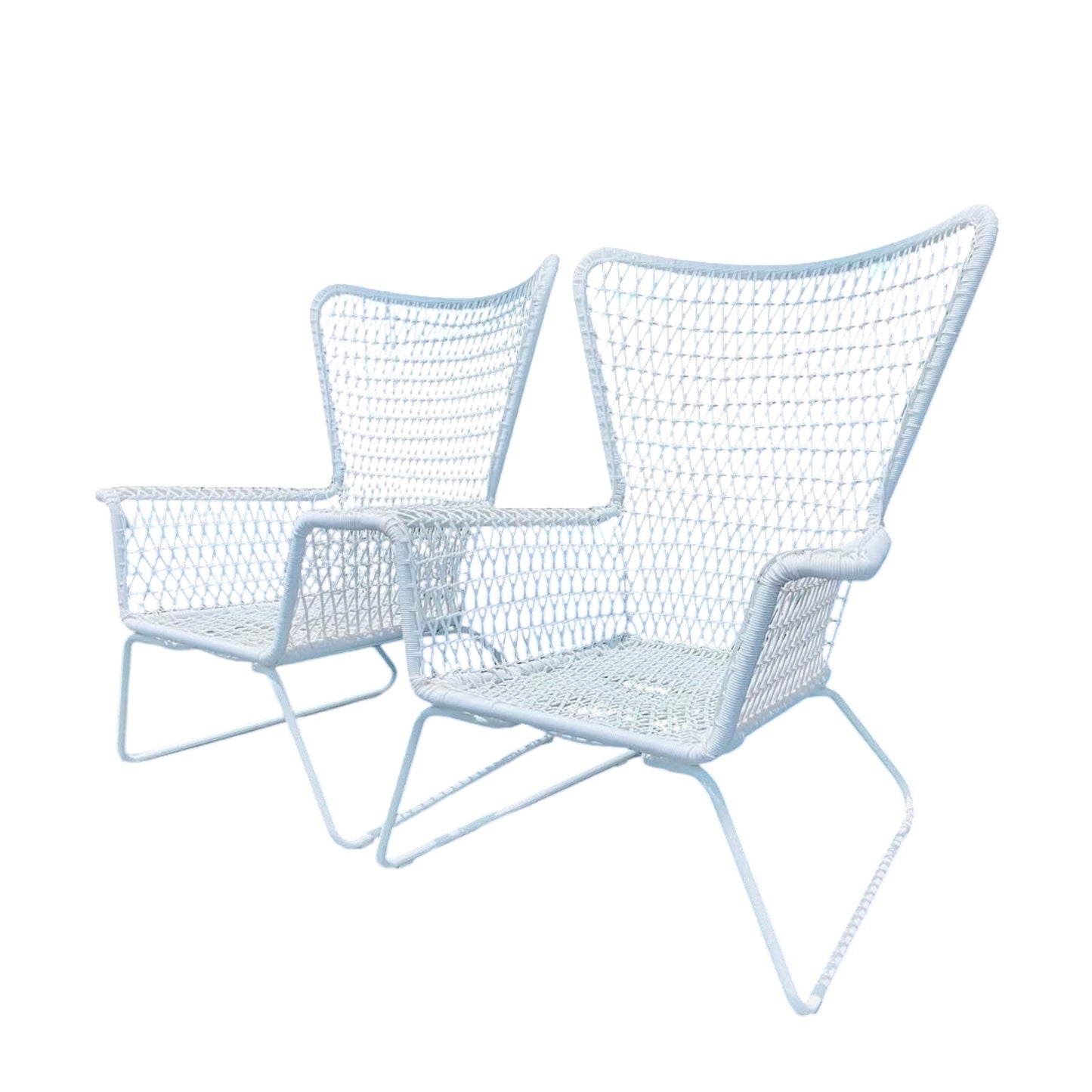 White Woven Mesh Armchairs will suit indoor and outdoor events. Rockhampton Vintage Hire