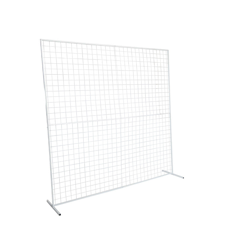 White Mesh Flower wall/Backdrop/Wedding Arch Arbor Frame 2m ...