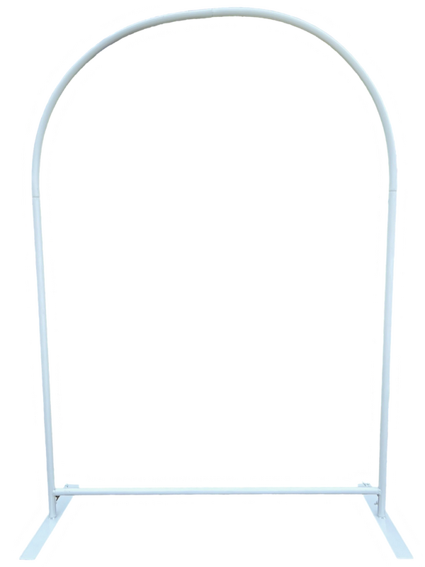 Wedding Sign Stand Round Top - White 1.3 m