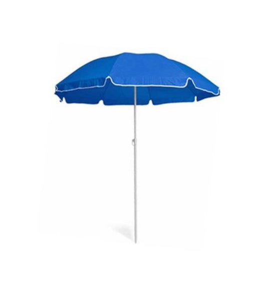 Umbrella - Blue & White Trim Rockhampton Vintage Hire