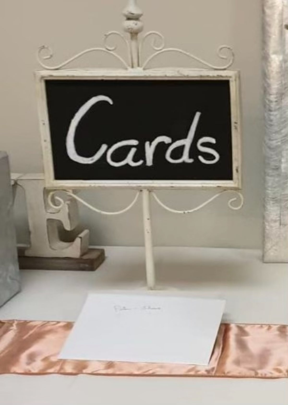 Events Table Display Sign Chalkboard - Table Display Sign 50 cm tall – rockhampton-vintage-hire