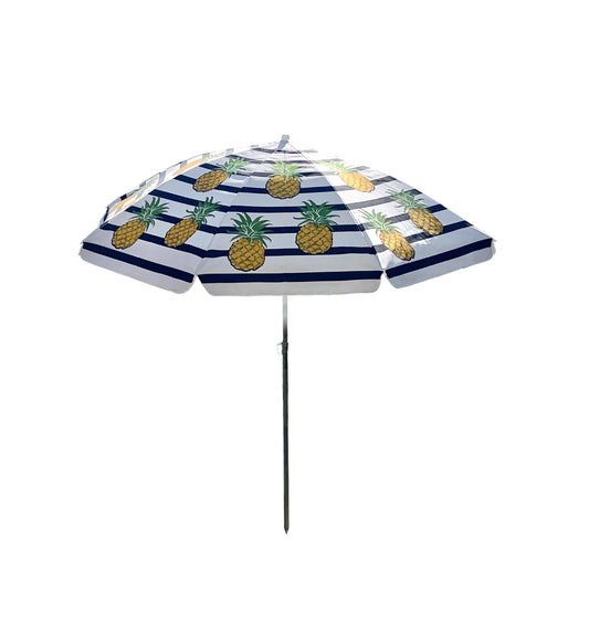 Umbrella - Pineapple & Stripes Pattern Rockhampton Vintage Hire