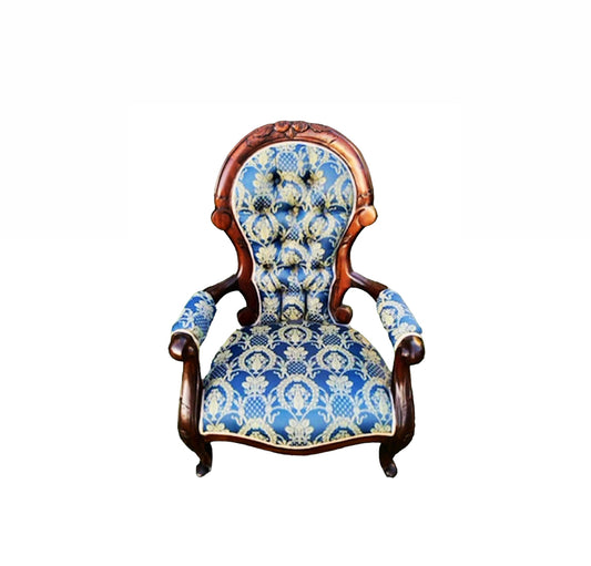 Couch - Blue  Armchairs Rockhampton Vintage Hire