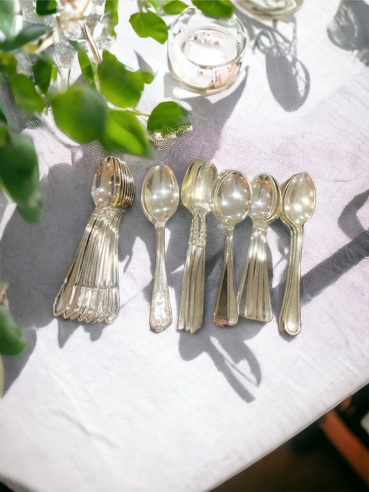 Flatware Vintage Silver Teaspoons