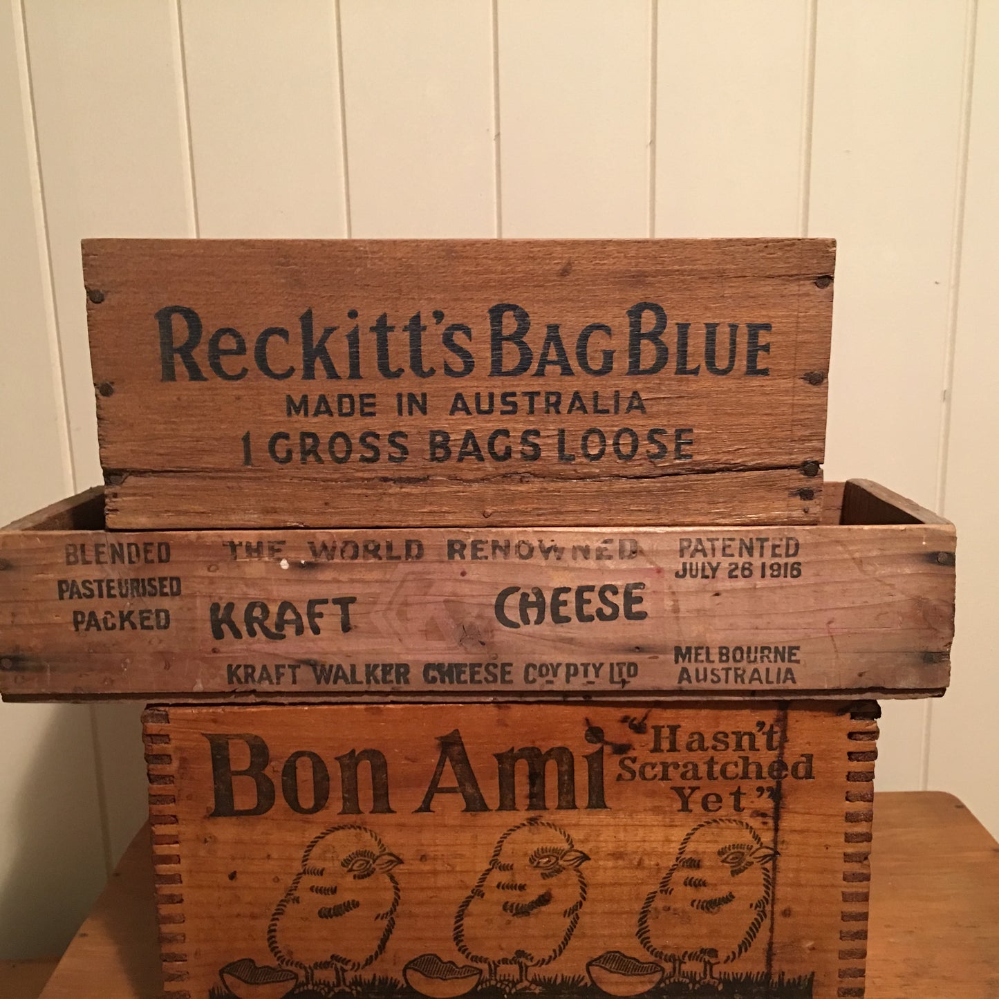 Vintage Wooden Boxes