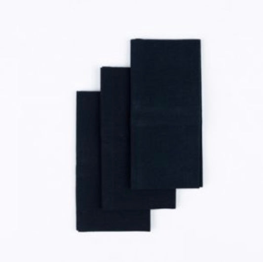 Napkins Black Available Rockhampton Vintage Hire