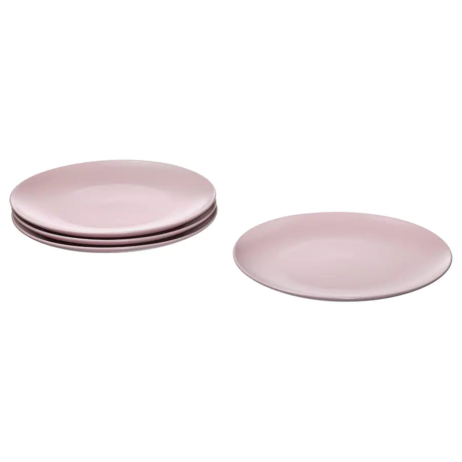 Pink Plates Dinnerware Plates - Matte Pink – rockhampton-vintage-hire